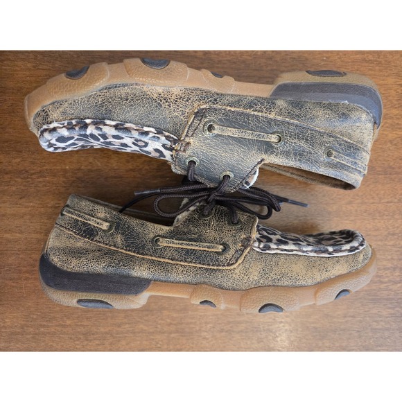 Twisted X Leather‎  Leopard Shoes Women's 6 M - Picture 5 of 7